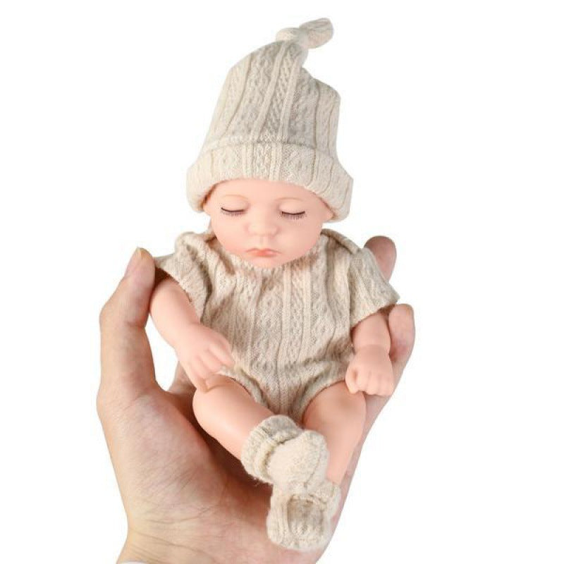 Mini Soft Silicone Baby Doll - Cute Gift for Girls